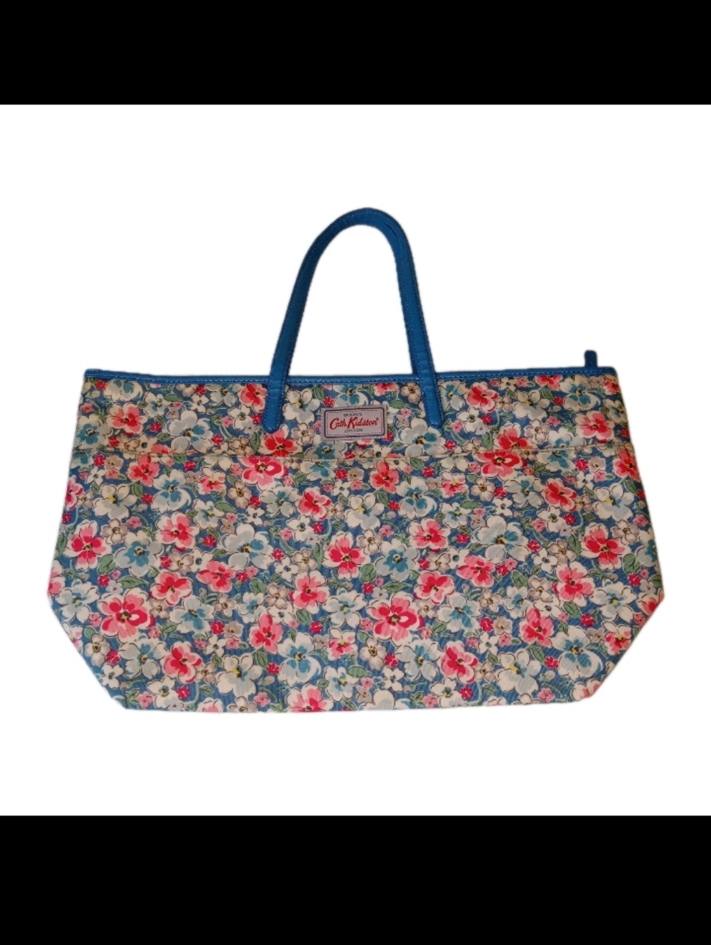 Original Cath Kidston London Blue Floral Tote Bag Large
